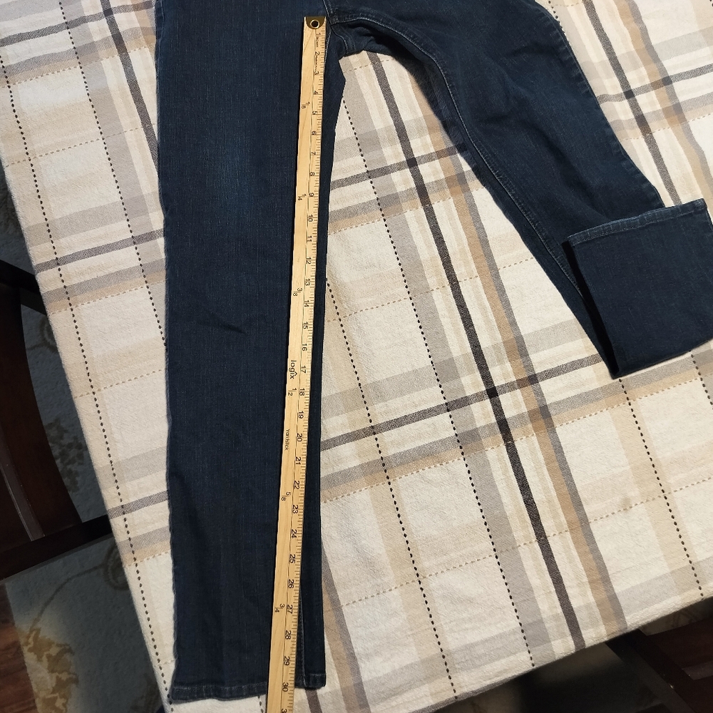 Mens Empyre Skelator Skinny Jeans Size 32 Dark‎ Blue Y2K Grunge Skater - Picture 7 of 7